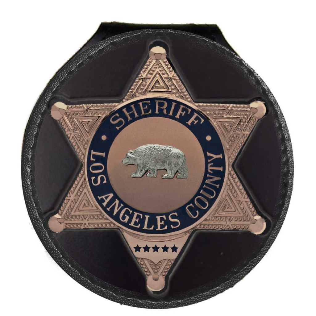 Eagle Badge Belt Clip with Pocket and Chain – Duty Leather