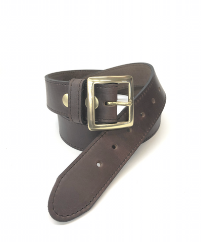 1.5 inch Brown Dress Leather Belt
