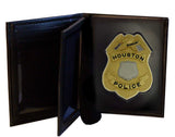 Houston Police Supervisor RF Blocking Hidden Badge Wallet