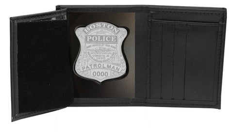 Boston Police Recessed Badge Wallet