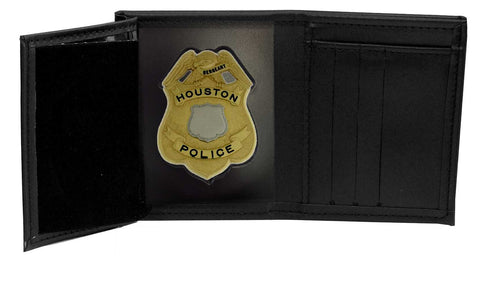Houston Police Supervisor Recessed Badge Wallet