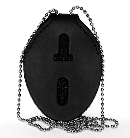 Medium Oval Belt Clip with Pocket and Chain