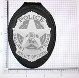 Dallas Texas Police Belt Clip Badge Holder with Pocket and Chain (Cutout PF109)