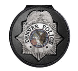 Denver Police Belt Clip Badge Holder (Cutout PF1405)