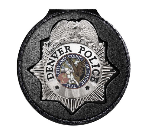 Denver Police Belt Clip Badge Holder (Cutout PF1405) – Duty Leather
