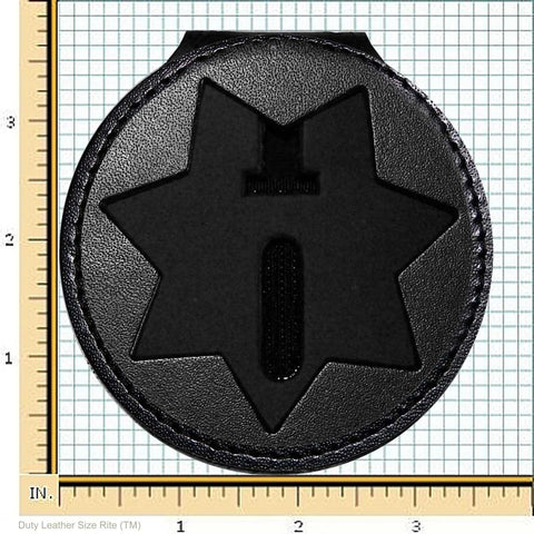 California Dept of Corrections Belt Clip Badge Holder (Cutout PF215) – Duty  Leather