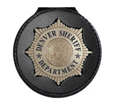 Denver County Sheriff Belt Clip Badge Holder (Cutout PF325)