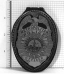 Nashville Police Belt Clip Badge Holder with Pocket and Chain